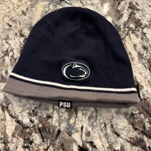 PSU Navy and Gray Beanie